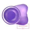 7"" Jelly Studs Crystal Dildo Medium Purple 7"" Jelly Studs Crystal Dildo Medium Purple