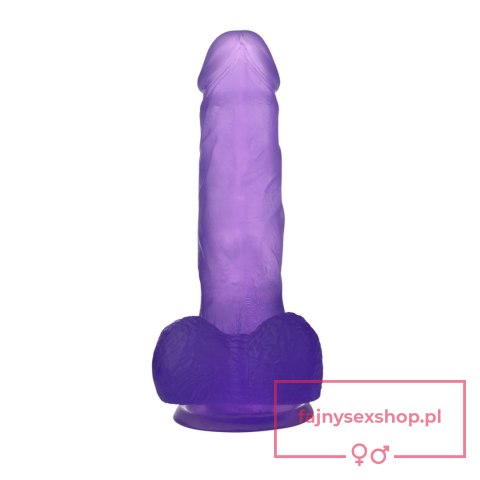 7"" Jelly Studs Crystal Dildo Medium Purple 7"" Jelly Studs Crystal Dildo Medium Purple