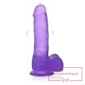 7"" Jelly Studs Crystal Dildo Medium Purple 7"" Jelly Studs Crystal Dildo Medium Purple