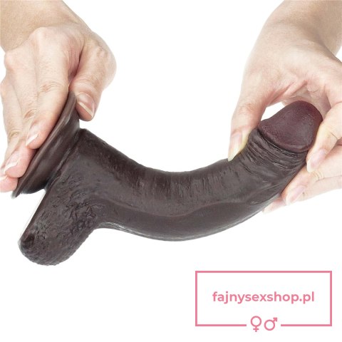 7'' Sliding Skin Dual Layer Dong - Black 7'' Sliding Skin Dual Layer Dong - Black