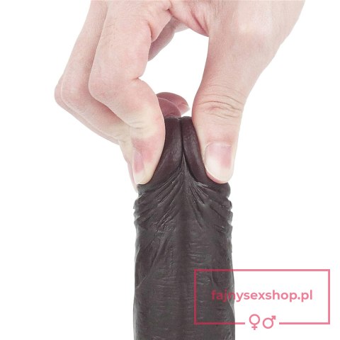 7'' Sliding Skin Dual Layer Dong - Black 7'' Sliding Skin Dual Layer Dong - Black