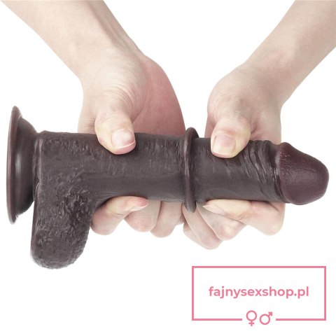 7'' Sliding Skin Dual Layer Dong - Black 7'' Sliding Skin Dual Layer Dong - Black