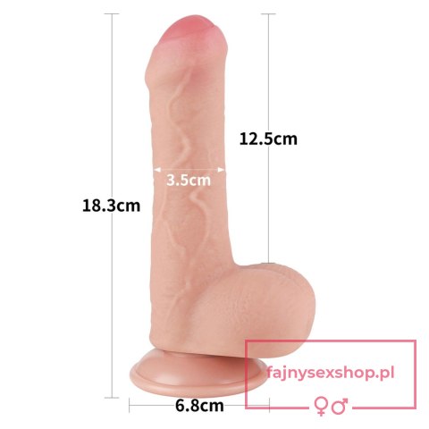 7'' Sliding Skin Dual Layer Dong Flesh 7'' Sliding Skin Dual Layer Dong Flesh