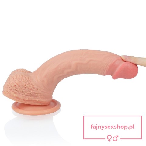 8.5'' Dual layered Platinum Silicone Cock 8.5'' Dual layered Platinum Silicone Cock