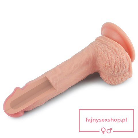 8.5'' Dual layered Platinum Silicone Cock 8.5'' Dual layered Platinum Silicone Cock