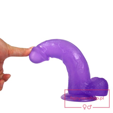 8"" Jelly Studs Crystal Dildo Large Purple 8"" Jelly Studs Crystal Dildo Large Purple
