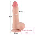 8'' Sliding Skin Dual Layer Dong Flesh 8'' Sliding Skin Dual Layer Dong Flesh