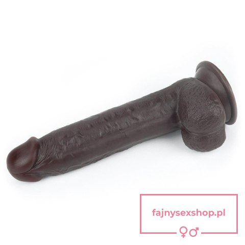 9.0'' Sliding Skin Dual Layer Dong - Black 9.0'' Sliding Skin Dual Layer Dong - Black