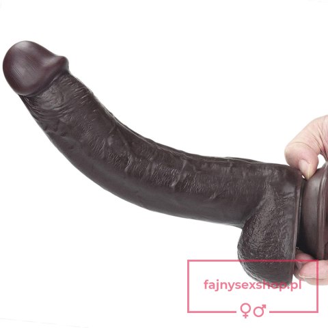 9.0'' Sliding Skin Dual Layer Dong - Black 9.0'' Sliding Skin Dual Layer Dong - Black