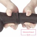 9'' Sliding Skin Dual Layer Dong - Black 9'' Sliding Skin Dual Layer Dong - Black