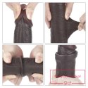9'' Sliding Skin Dual Layer Dong - Black 9'' Sliding Skin Dual Layer Dong - Black