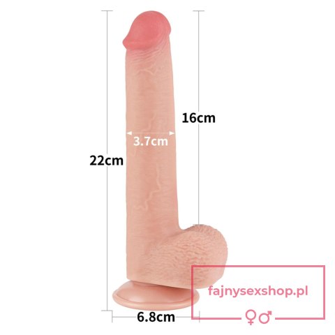 9'' Sliding Skin Dual Layer Dong Flesh 9'' Sliding Skin Dual Layer Dong Flesh