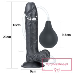 9'' Squirt Extreme Dildo - Black
