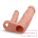 Add 2"" Pleasure X Tender Double Penis Sleeve