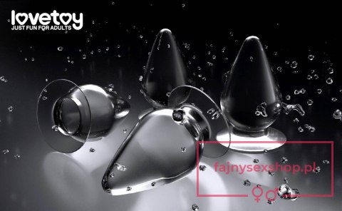Flawless Clear Anal Plug 4.5'' Flawless Clear Anal Plug 4.5''