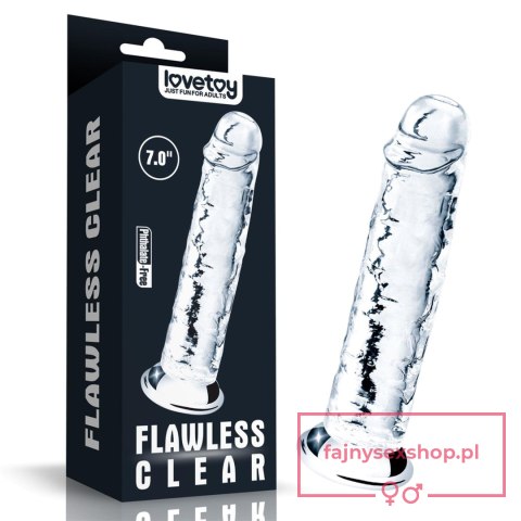 Flawless Clear Dildo 7.0'' Flawless Clear Dildo 7.0''