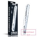 Flawless Clear Double dildo 12''