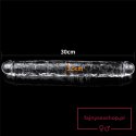 Flawless Clear Double dildo 12''