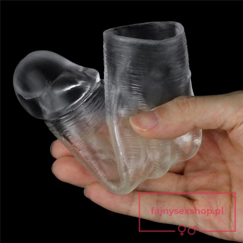 Flawless Clear Penis Sleeve Add 1'' Flawless Clear Penis Sleeve Add 1''