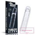 Flawless Clear Penis Sleeve Add 2'' Flawless Clear Penis Sleeve Add 2''