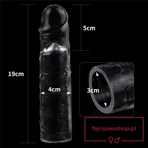 Flawless Clear Penis Sleeve Add 2'' Flawless Clear Penis Sleeve Add 2''