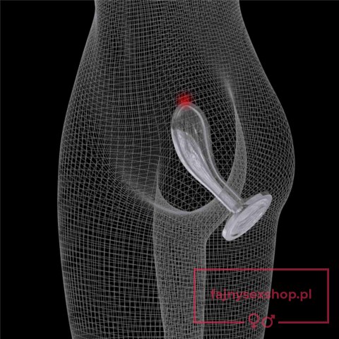 Flawless Clear Prostate Plug 6.0'' Flawless Clear Prostate Plug 6.0''