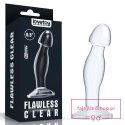 Flawless Clear Prostate Plug 6.5'' Flawless Clear Prostate Plug 6.5''
