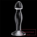 Flawless Clear Prostate Plug 6.5'' Flawless Clear Prostate Plug 6.5''