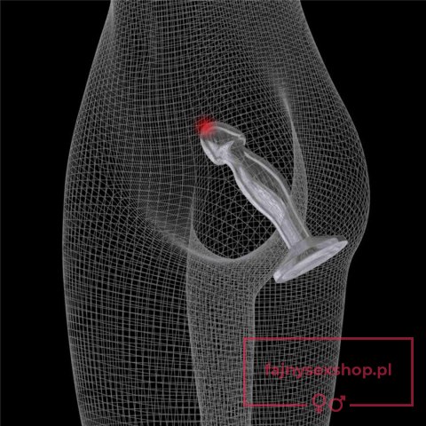 Flawless Clear Prostate Plug 6.5'' Flawless Clear Prostate Plug 6.5''