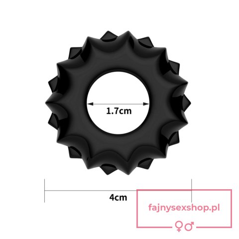 POWER PLUS Cockring Black POWER PLUS Cockring Black