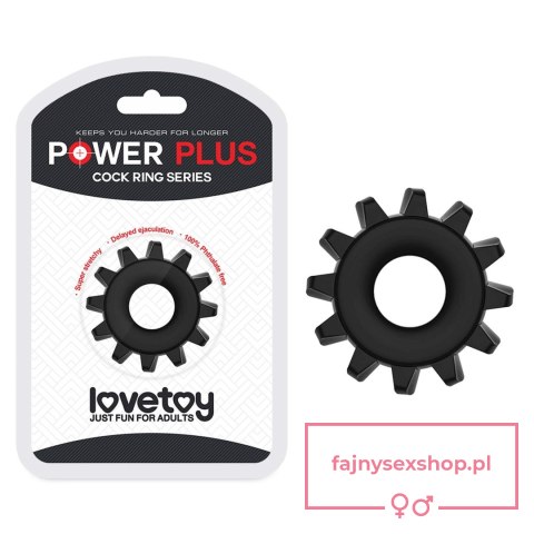POWER PLUS Cockring Black POWER PLUS Cockring Black