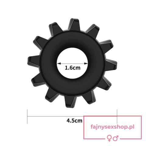 POWER PLUS Cockring Black POWER PLUS Cockring Black