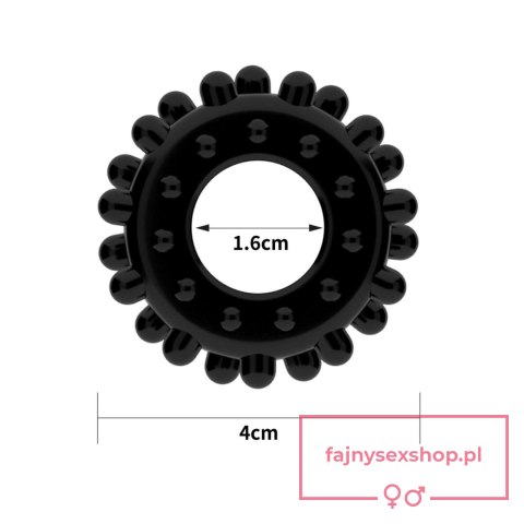 POWER PLUS Cockring Black POWER PLUS Cockring Black