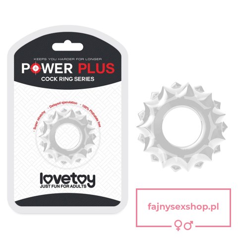 POWER PLUS Cockring Clear POWER PLUS Cockring Clear
