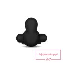 Power Clit Duo Silicone Cockring Black Power Clit Duo Silicone Cockring Black