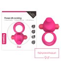 Power Clit Duo Silicone Cockring Pink Power Clit Duo Silicone Cockring Pink