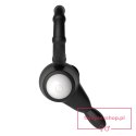 Power Clit Silicone Cockring Black Power Clit Silicone Cockring Black