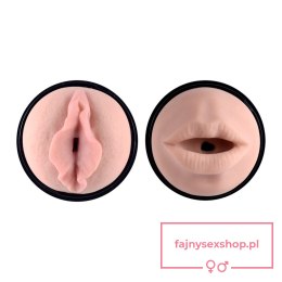 Training Master Double Side Stroker Mouth and Pussy
