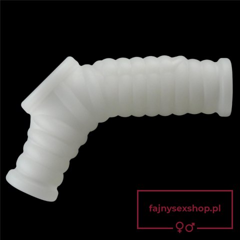 Vibrating Wave Knights Ring with Scrotum Sleeve (White) Vibrating Wave Knights Ring with Scrotum Sleeve (White)