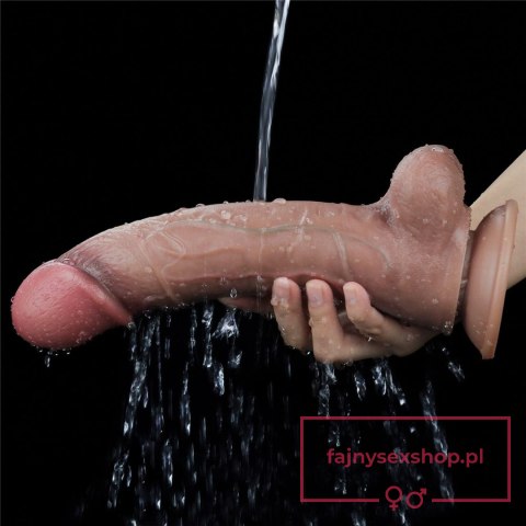 10.5'' Dual Layered Platinum Silicone Cock 10.5'' Dual Layered Platinum Silicone Cock