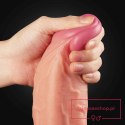 10"" Dual Layer Platinum Silicone Cock 10"" Dual Layer Platinum Silicone Cock