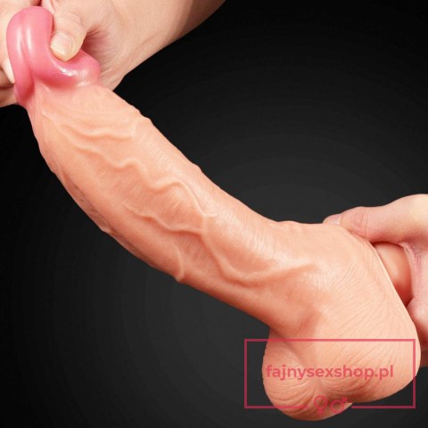 10"" Dual Layer Platinum Silicone Cock 10"" Dual Layer Platinum Silicone Cock