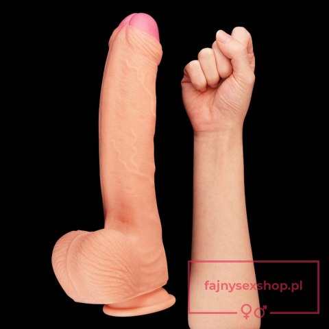 11"" Dual Layer Platinum Silicone Cock 11"" Dual Layer Platinum Silicone Cock