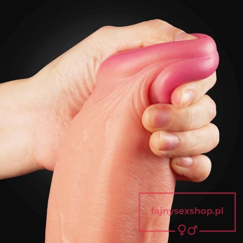 12"" Dual Layered Platinum Silicone Cock 12"" Dual Layered Platinum Silicone Cock