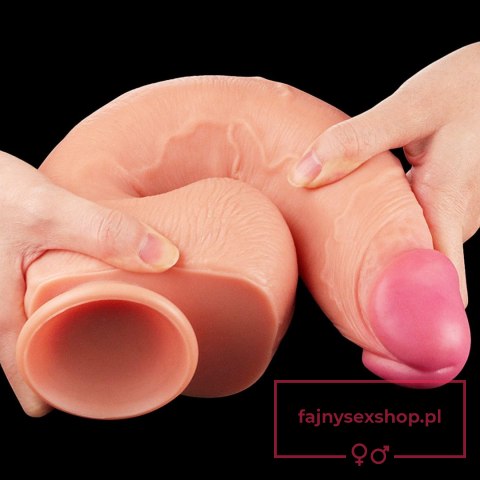 12"" Dual Layered Platinum Silicone Cock 12"" Dual Layered Platinum Silicone Cock