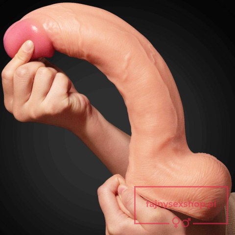 12"" Dual Layered Platinum Silicone Cock 12"" Dual Layered Platinum Silicone Cock
