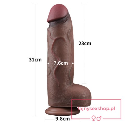 12"""" Dual Layered Silicone Cock XXL 12"""" Dual Layered Silicone Cock XXL