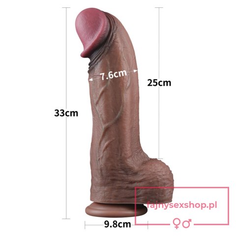 13"""" Dual Layered Silicone Cock XXL 13"""" Dual Layered Silicone Cock XXL