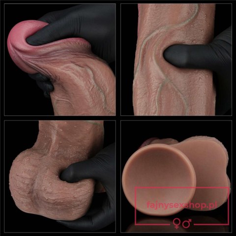 13"""" Dual Layered Silicone Cock XXL 13"""" Dual Layered Silicone Cock XXL