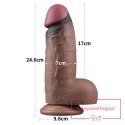 9.5"""" Dual Layered Silicone Cock XXL